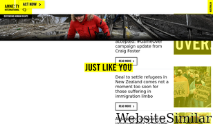 amnesty.org.au Screenshot