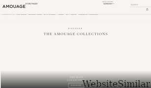 amouage.com Screenshot