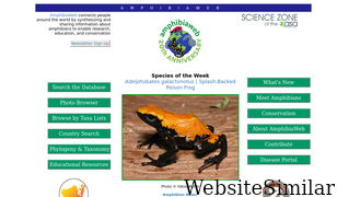 amphibiaweb.org Screenshot