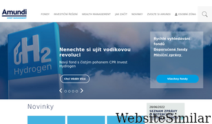 amundi.cz Screenshot