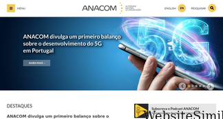 anacom.pt Screenshot