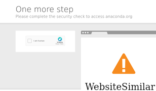anaconda.org Screenshot