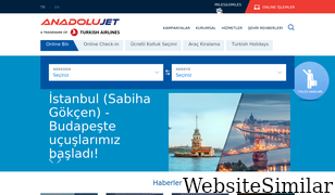 anadolujet.com Screenshot