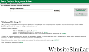 anagram-solver.net Screenshot