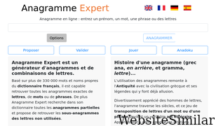 anagramme-expert.com Screenshot