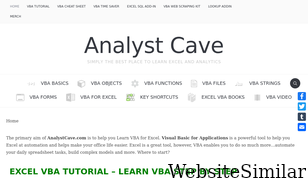 analystcave.com Screenshot