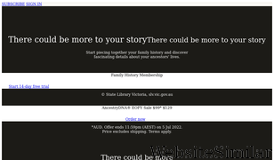 ancestry.com.au Screenshot