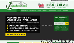 anchorvans.co.uk Screenshot