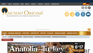ancient-origins.net Screenshot