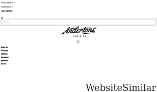 andertons.co.uk Screenshot