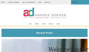 andreadekker.com Screenshot