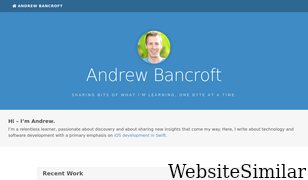andrewcbancroft.com Screenshot