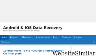 android-ios-data-recovery.com Screenshot