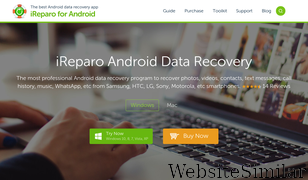 androidrecovery.com Screenshot