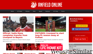anfield-online.co.uk Screenshot