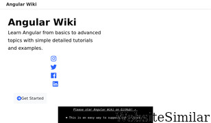 angularjswiki.com Screenshot