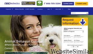 animalbehaviorcollege.com Screenshot