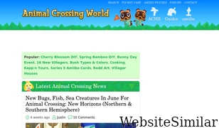 animalcrossingworld.com Screenshot