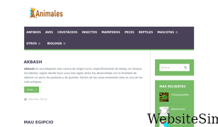 animales.website Screenshot