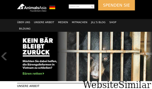 animalsasia.org Screenshot