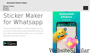 animated-sticker-maker.com Screenshot