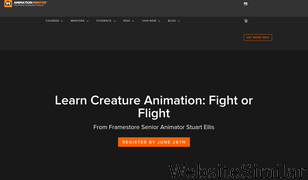 animationmentor.com Screenshot