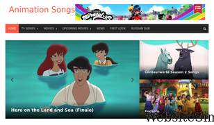 animationsongs.com Screenshot