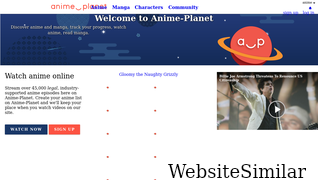 anime-planet.com Screenshot