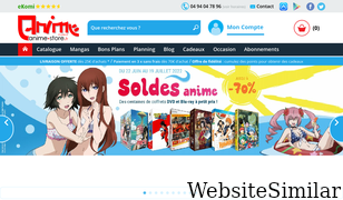 anime-store.fr Screenshot