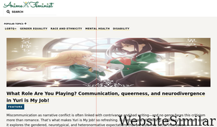 animefeminist.com Screenshot