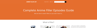 animefillerlist.net Screenshot