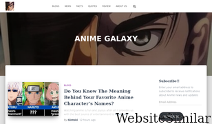 animegalaxyofficial.com Screenshot