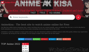 animekisa.in Screenshot