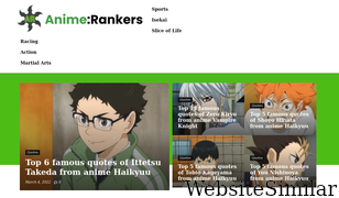 animerankers.com Screenshot