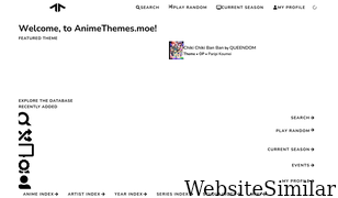 animethemes.moe Screenshot