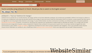 anisearch.fr Screenshot