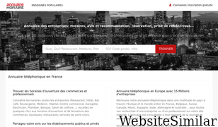 annuaire-horaire.fr Screenshot