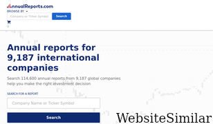 annualreports.com Screenshot