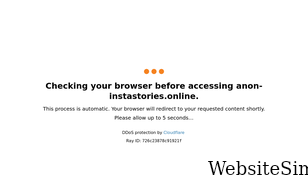 anon-instastories.online Screenshot