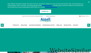 ansell.com Screenshot