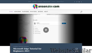 ansonalex.com Screenshot