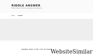 answerriddle.com Screenshot