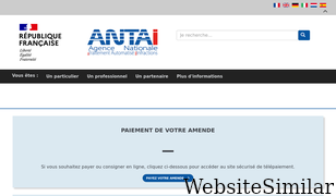 antai.gouv.fr Screenshot