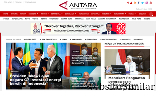 antaranews.com Screenshot