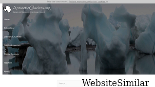 antarcticglaciers.org Screenshot