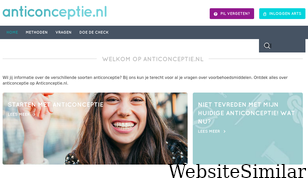 anticonceptie.nl Screenshot