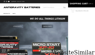 antigravitybatteries.com Screenshot