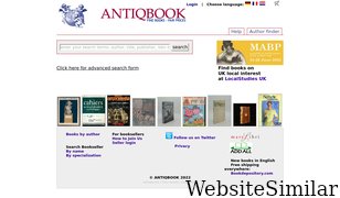antiqbook.com Screenshot