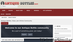 antique-bottles.net Screenshot