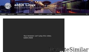 antixlinux.com Screenshot